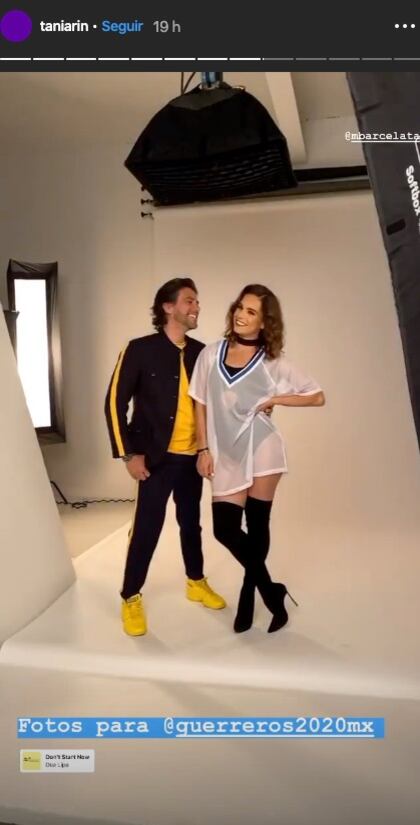 Tania Rincón y Mauricio Barcelata en Guerreros 2020