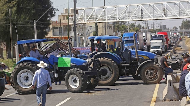 Bloqueos de agricultores en Michoacán, Guanajuato y Jalisco