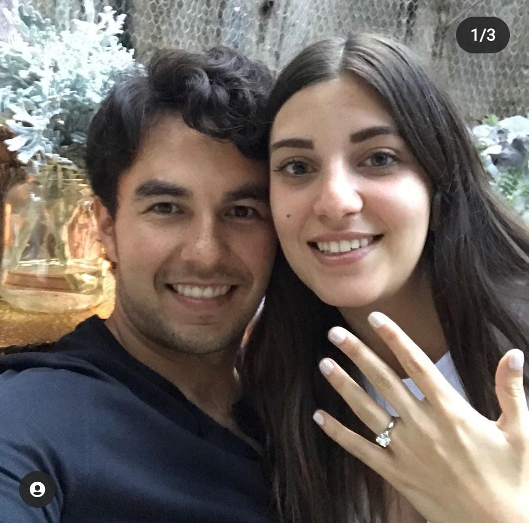 Checo Pérez y Carola Martínez