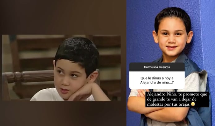 Alejandro Speitzer de niño