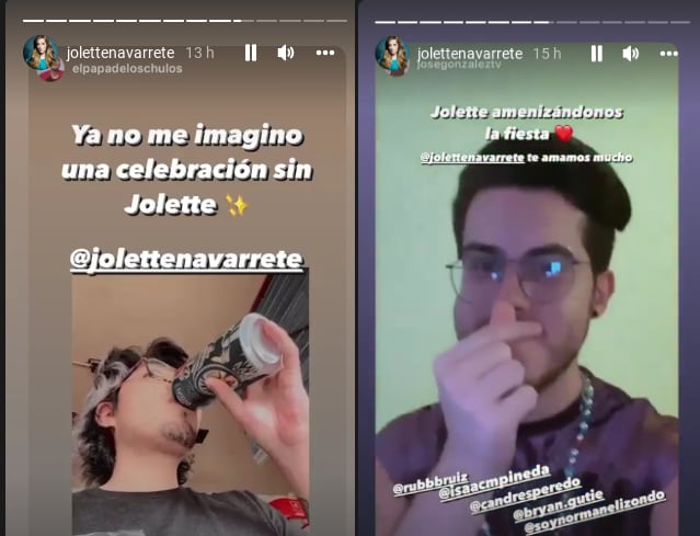 Jolette celebra con sus fans