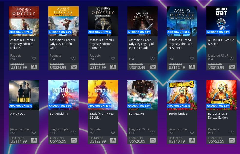 Ofertas PS Store