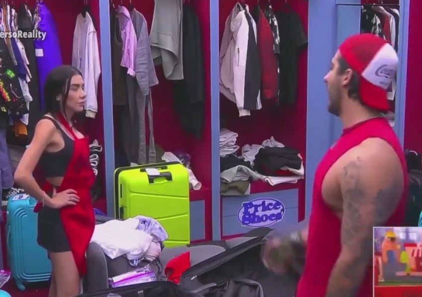 Karime Pindter y Luis Potro Caballero en La Casa de los Famosos México 2024