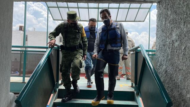 Omar Fayad, acude a Tula para coordinar apoyo por inundaciones