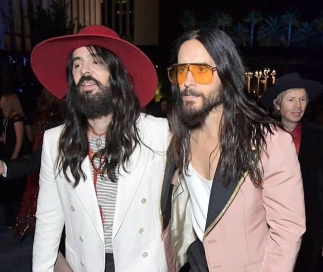 Alessandro Michele y Jared Leto