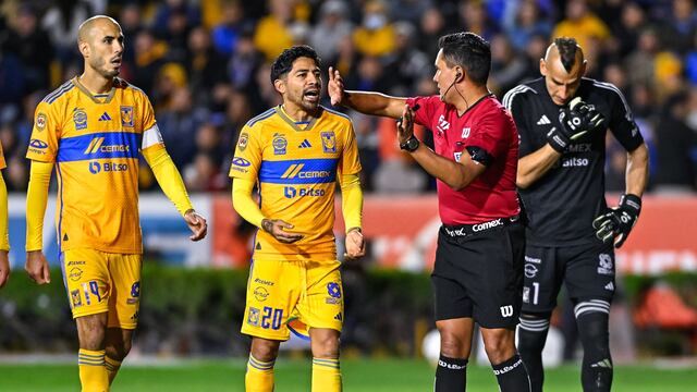 Fernando Guerrero en el Club Tigres vs. Club Pumas.
