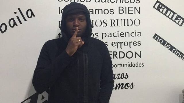 El futbolista Aquivaldo Mosquera.