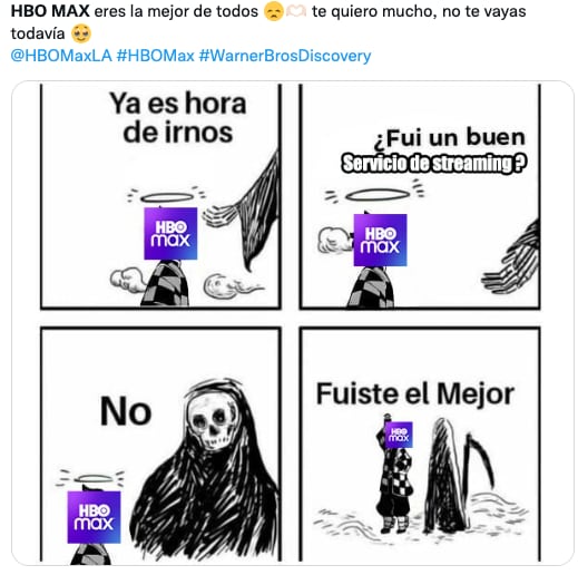 Memes por supuesta desparición de HBO Max