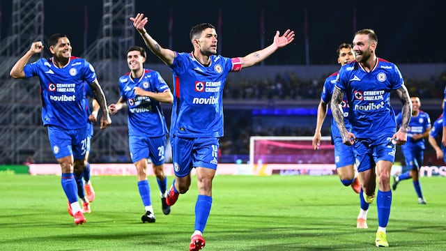 Nacho Rivero tras marcarle al América en el Clásico Joven.