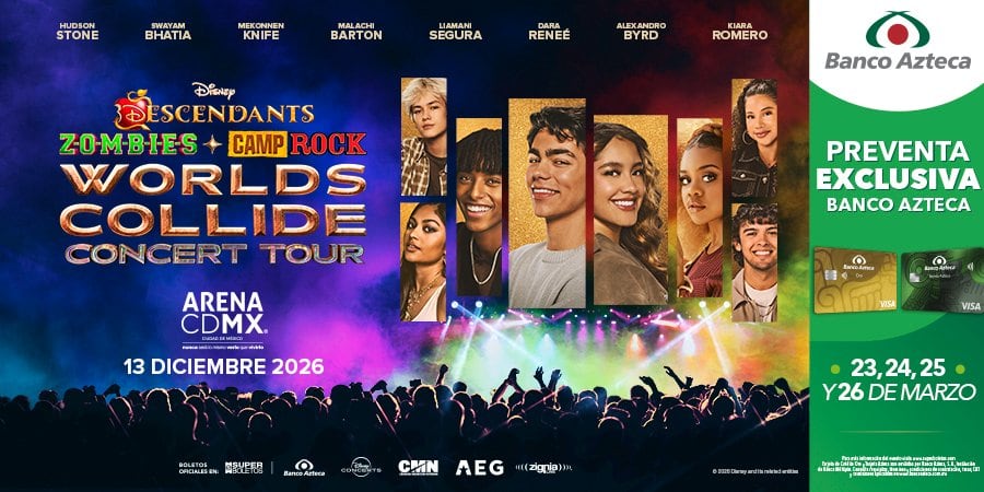 Worlds Collide Concert Tour de Disney llega a la Arena CDMX: fecha y boletos