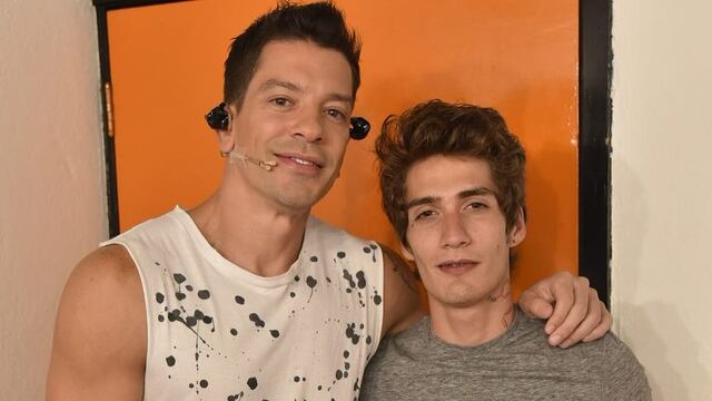 Yahir y su hijo Tristán