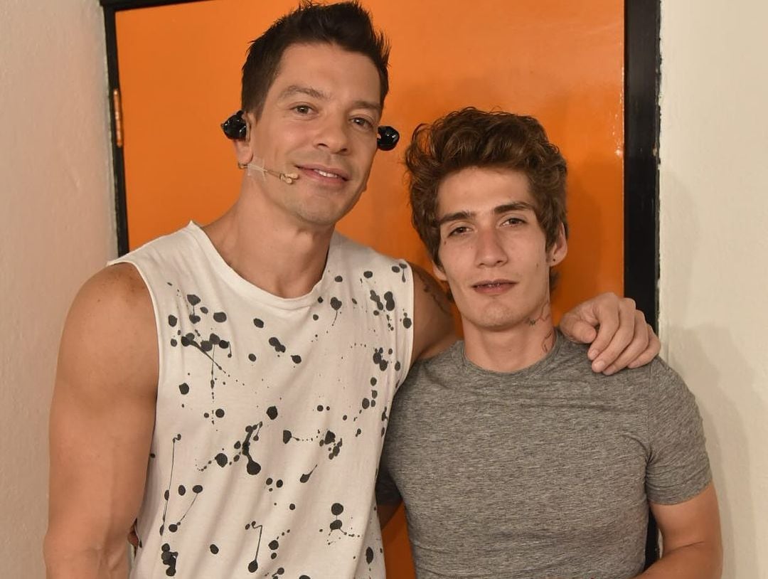 Yahir y su hijo Tristán