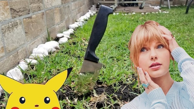 Fans de Taylor Swift clavan cuchillos en la tierra para que no llueva en los conciertos de México