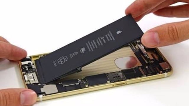 La batería de un iPhone 6s.