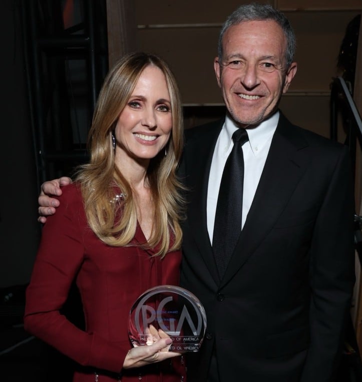 Dana Walden con Bob Iger