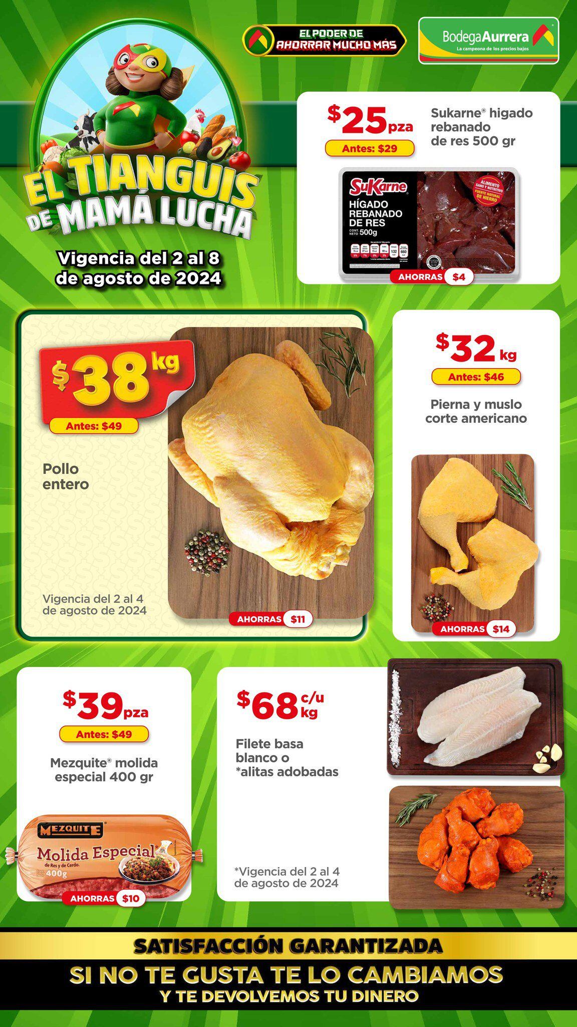 Bodega Aurrerá tianguis de frutas y verduras