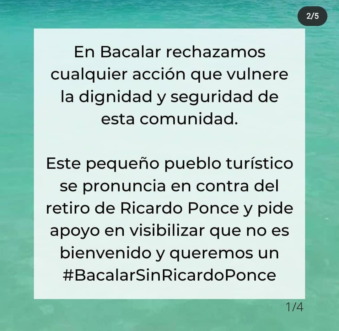 Pronunciamiento contra retiro de Ricardo Ponce