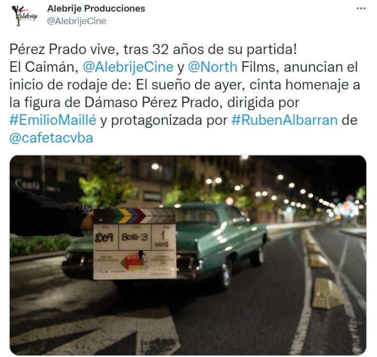 Anuncian debut de Rubén Albarrán en el cine
