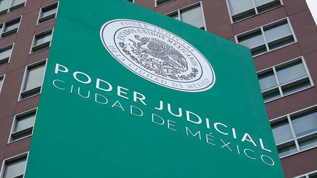 Aspectos del logo del Poder Judicial de la Ciudad de México