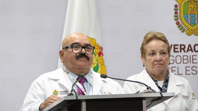 Las autoridades de salud en Veracruz rinden un informe diario.