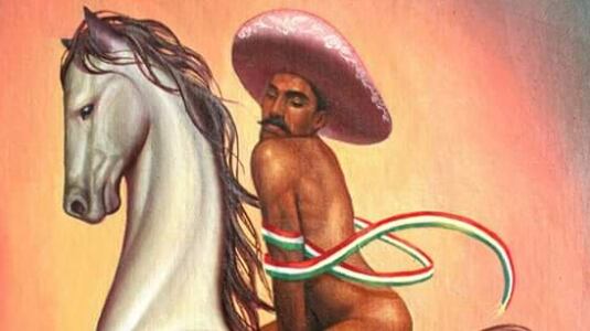 Secretaría de Cultura de Morelos recomienda quitar de promocional pintura de Zapata