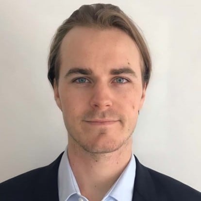 Justin Engel, esposo de Giordana Guzmán.