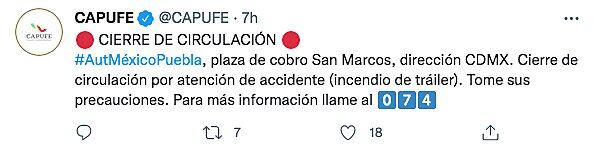 Accidente en caseta San Marcos