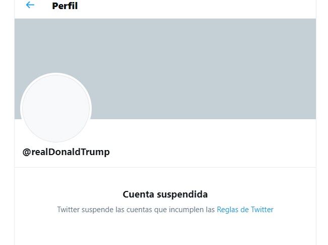 Cuenta de Donald Trump