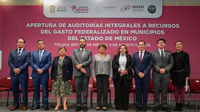 Delfina Gómez llama a municipios del Edomex a fortalecer la transparencia en el uso de recursos públicos.