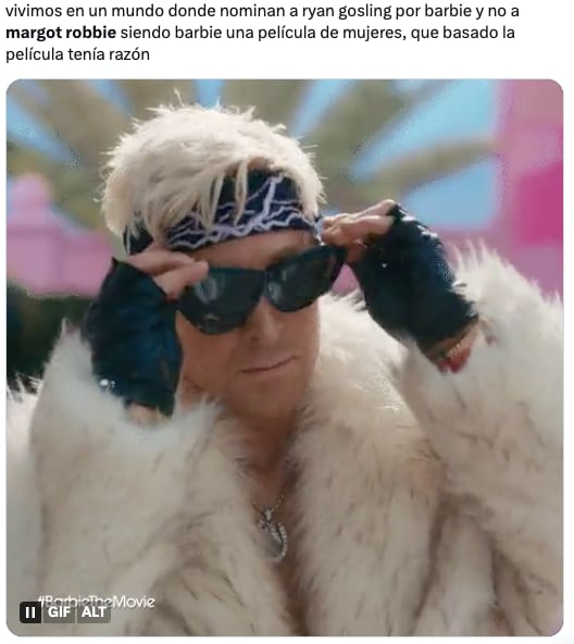 Memes reclaman a los Oscar 2024 por no nominar a Margot Robbie por Barbie