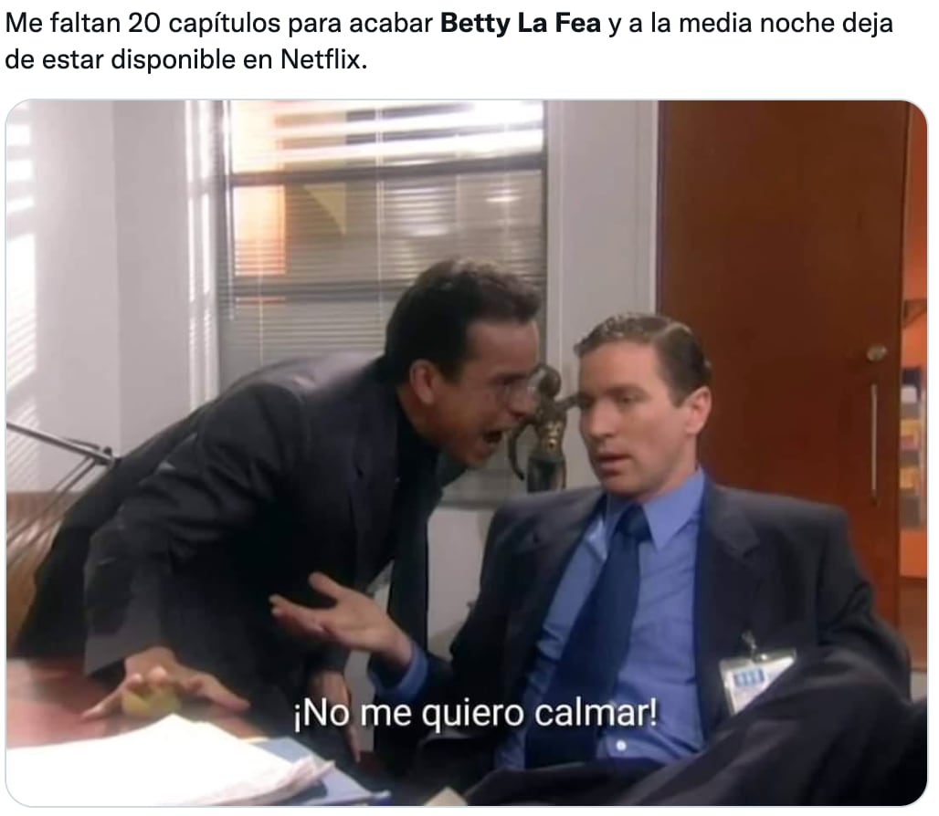 Memes sobre la salida de 'Betty, la fea' de Netflix