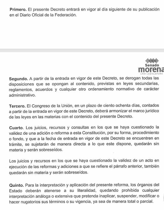 Reformas Supremacía Constitucional