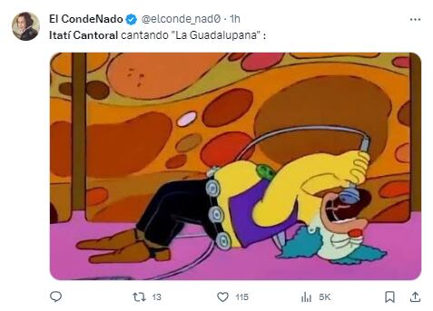 Memes de Itatí Cantoral cantando ‘La Guadalupana