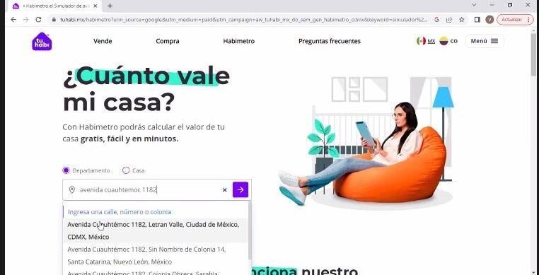 Habimetro te permite conocer el valor de las viviendas en México