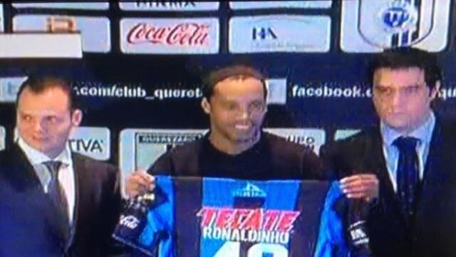 "Me conquistó" el equipo, expresó el crack carioca en su presentación este día.
