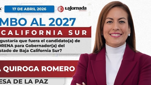 Milena Quiroga lidera encuesta rumbo a gubernatura de Baja California Sur