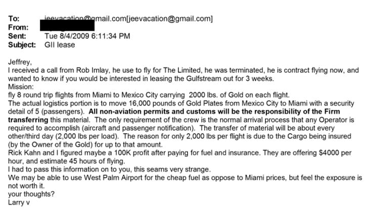 Documento Jeffrey Epstein