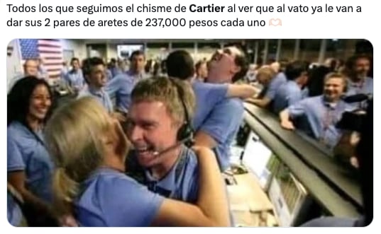 Los aretes de Cartier desatan memes