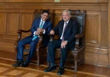 Ricardo Gallardo y AMLO