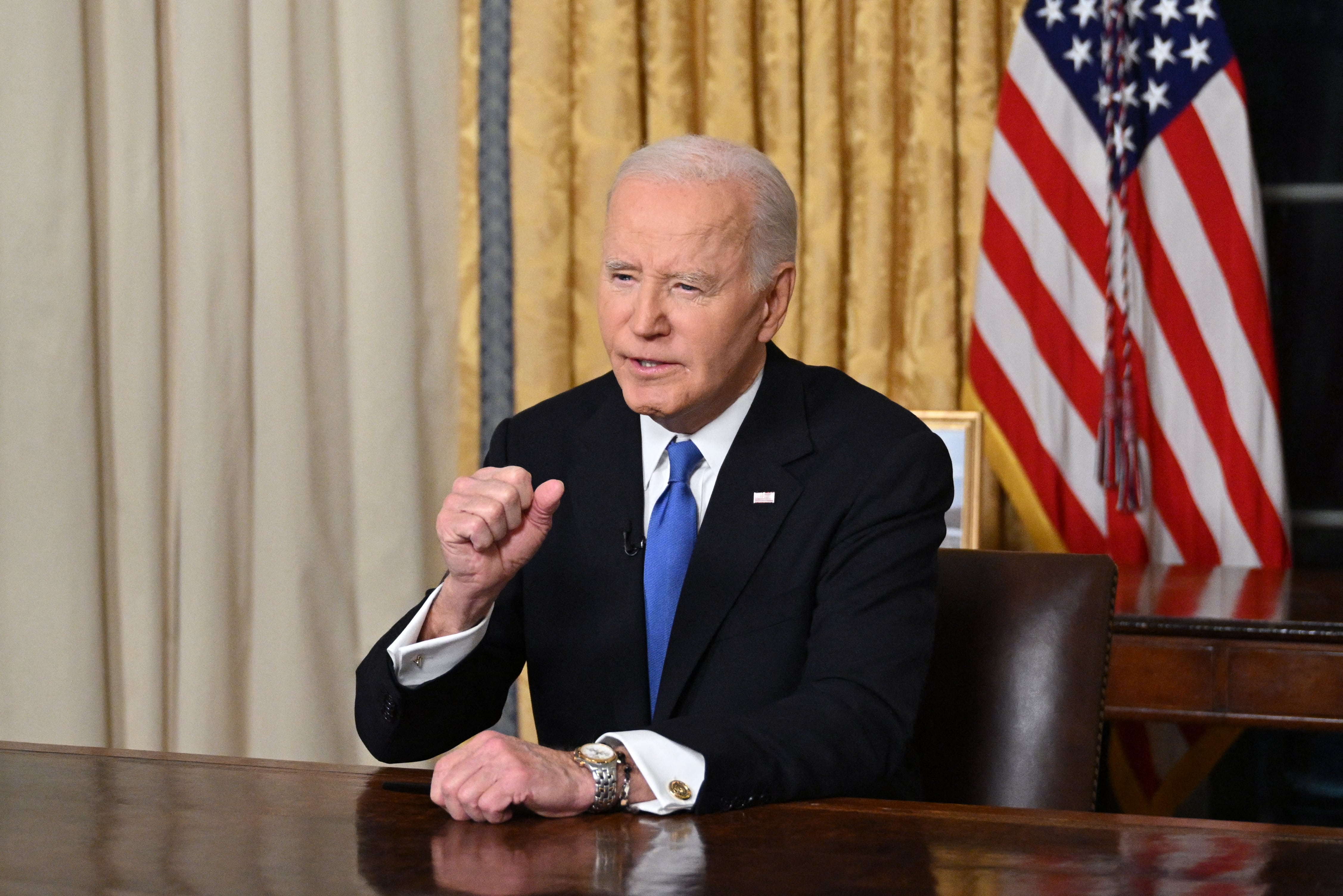 Joe Biden dio su último mensaje como presidente de Estados Unidos y dejó una tenebrosa advertencia
