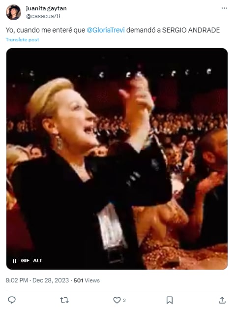 Memes por la demanda de Gloria Trevi a Sergio Andrade