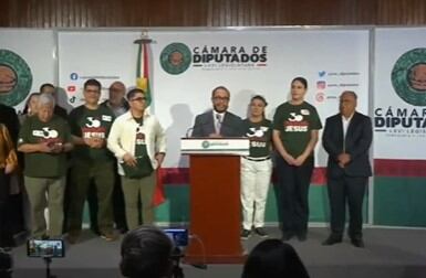 Hugo Eric Flores en la Cámara de Diputados.