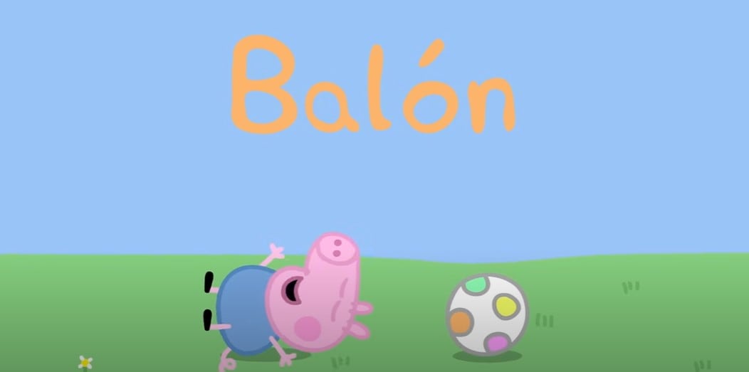 Peppa Pig aprende las letras del abecedario