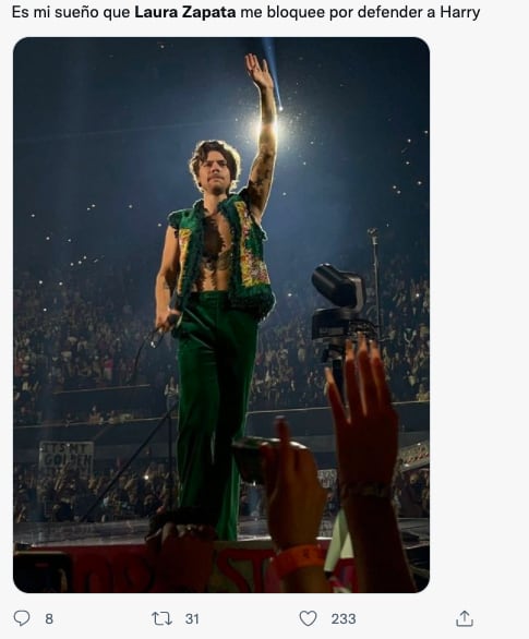 Memes de Laura Zapata y su pelea con las fans de Harry Styles