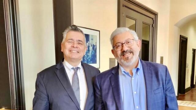 Macario Schettino y Sergio Artuto Vela/Foto: Plácido Garza