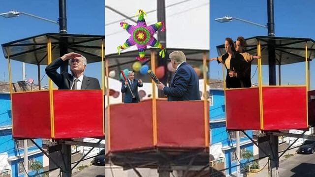 El salón de fiestas construido en la cima de un poste de luz de la CFE en el Edomex ya tiene memes