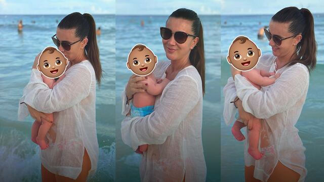 Mariazel llevó al pequeño Andre a conocer el mar y comparte adorable video