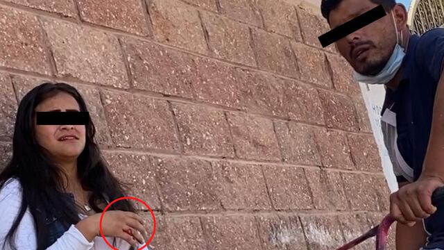 Detienen a sujeto que agredió a joven en Juntas del Humaya, Sinaloa/captura de video