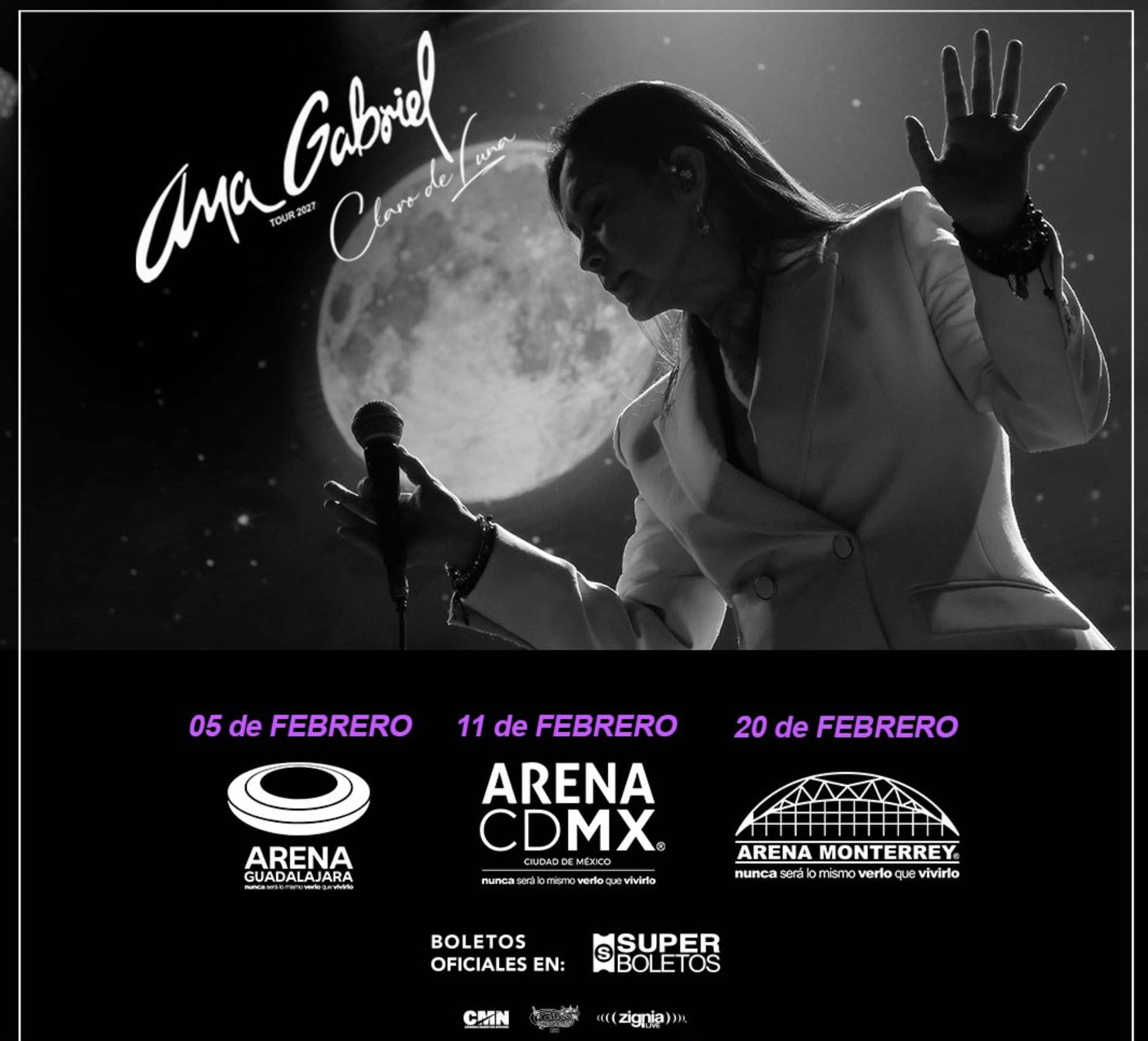 Ana Gabriel en la Arena CDMX