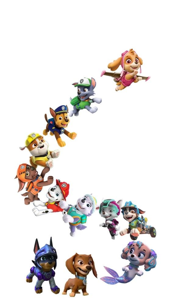 Fondo de los nuevos cachorros de Paw Patrol